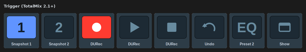 Trigger keys